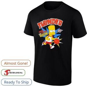 Bart X Oklahomacity Thunder1 Here Comes The Boom Shirt Unisex S 5Xl